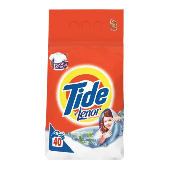 DETERGENT DE RUFE TIDE 2IN1 TOUCH OF LENOR, 4 KG
