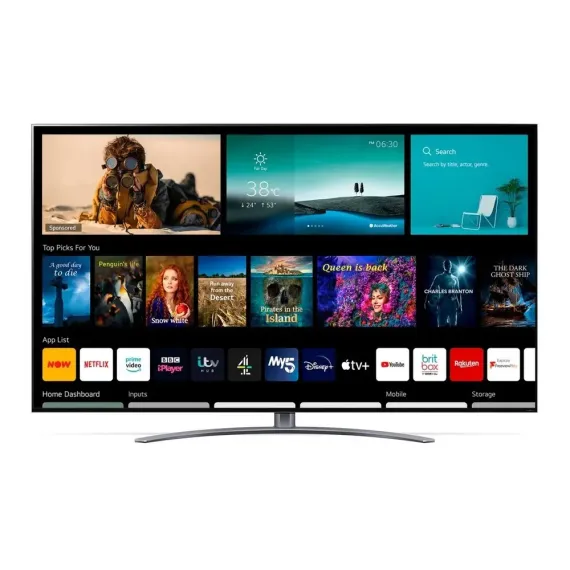 75" LED SMART TV LG 75QNED916PA, 3840X2160 4K UHD, WEBOS, NEGRU