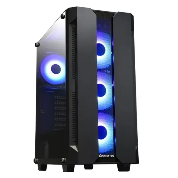 КОМПЬЮТЕРНЫЙ КОРПУС CHIEFTEC GS-01B-OP, MIDI-TOWER, ATX, ЧЁРНЫЙ