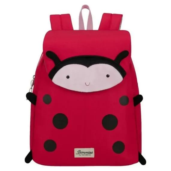 ДЕТСКИЙ РЮКЗАК SAMSONITE HAPPY SAMMIES ECO, ПОЛИЭСТЕР, КРАСНЫЙ