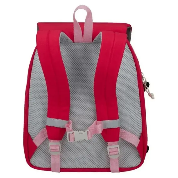 ДЕТСКИЙ РЮКЗАК SAMSONITE HAPPY SAMMIES ECO, ПОЛИЭСТЕР, КРАСНЫЙ