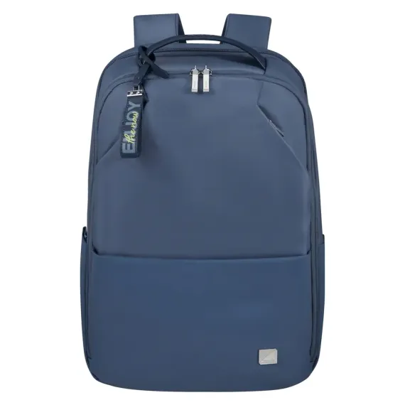 RUCSAC PENTRU LAPTOP SAMSONITE WORKATIONIST, 15.6", PIELE ARTIFICIALA, ALBASTRU