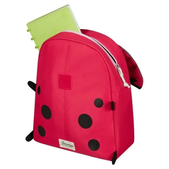 RUCSAC PENTRU COPII SAMSONITE HAPPY SAMMIES ECO, POLIESTER, ROSU