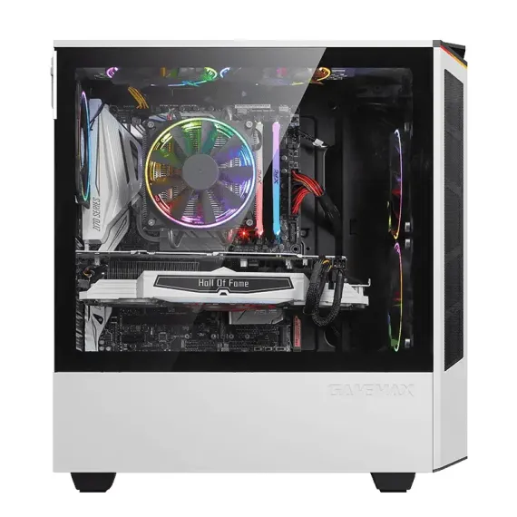 CARCASA PC GAMEMAX T801WT, MIDI-TOWER, ATX, ALB