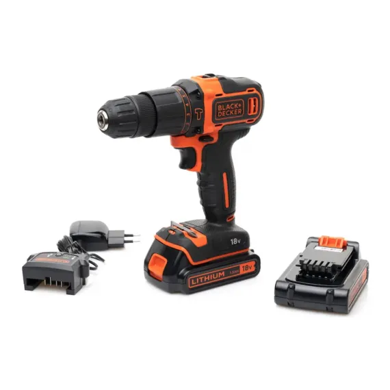 MASINA DE GAURIT SI INSURUBAT PE ACUMULATOR BLACK+DECKER BDCHD18KB-QW