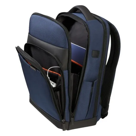 RUCSAC PENTRU LAPTOP SAMSONITE MYSIGHT, 15.6", PIELE ARTIFICIALA, ALBASTRU