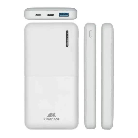 ACUMULATOR EXTERN RIVACASE VA2531, 10000MAH, ALB