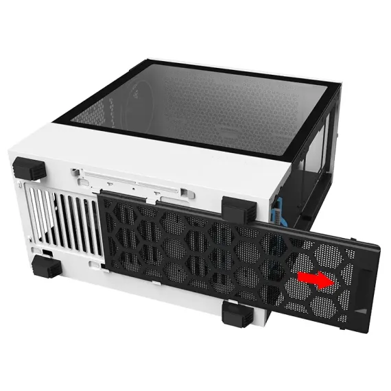 CARCASA PC GAMEMAX T801WT, MIDI-TOWER, ATX, ALB