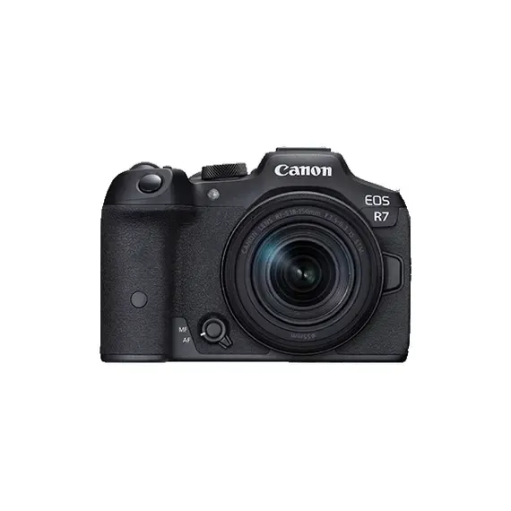 БЕЗЗЕРКАЛЬНЫЙ ФОТОАППАРАТ CANON EOS R7 + RF-S 18-150 IS STM  ADAPTER, ЧЁРНЫЙ