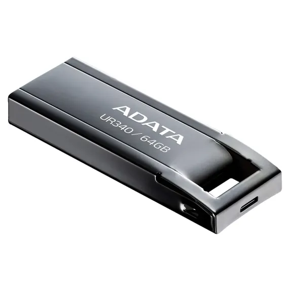 USB FLASH НАКОПИТЕЛЬ ADATA UR340, 64ГБ, ЧЁРНЫЙ