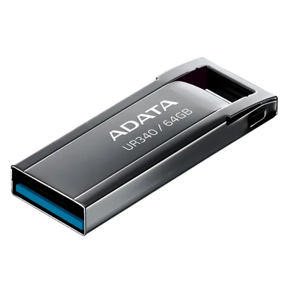 USB FLASH НАКОПИТЕЛЬ ADATA UR340, 64ГБ, ЧЁРНЫЙ