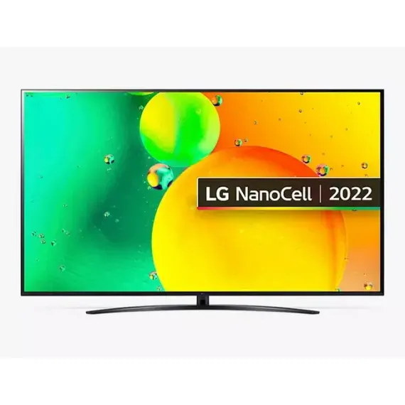 65" NANOCELL SMART TV LG 65NANO766QA, 3840X2160 4K UHD, WEBOS, NEGRU