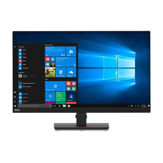 31.5 LENOVO THINKVISION, T32P-20, BLACK, IPS, 3840X2160,60HZ,4MS,350CD,3M:1,HDMI+DP+USB+TYPEC,PIVOT