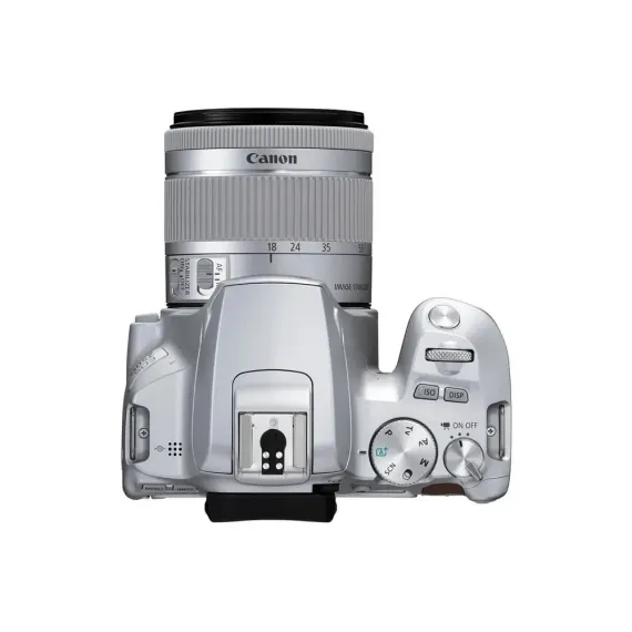 APARAT FOTO DSLR CANON EOS 250D + EF-S 18-55MM F4-5.6 IS STM, ARGINTIU