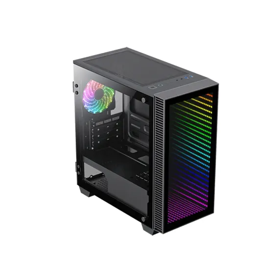 CARCASA PC GAMEMAX H608, MINI-TOWER, ATX, NEGRU