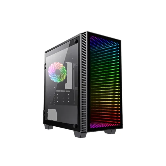 CARCASA PC GAMEMAX H608, MINI-TOWER, ATX, NEGRU