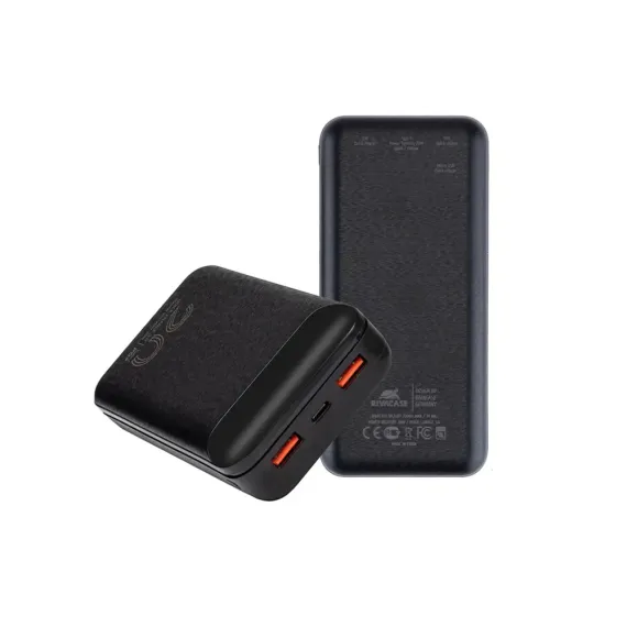 ACUMULATOR EXTERN RIVACASE VA2580, 20000MAH, NEGRU