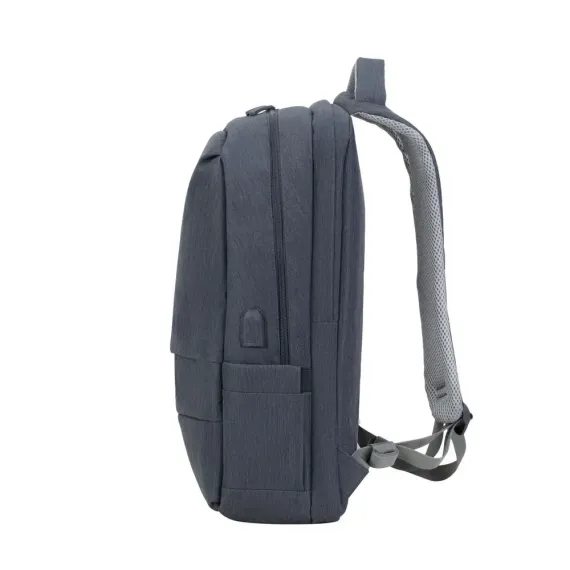 RUCSAC PENTRU LAPTOP RIVACASE PRATER, 17.3", POLIESTER, GRI INCHIS