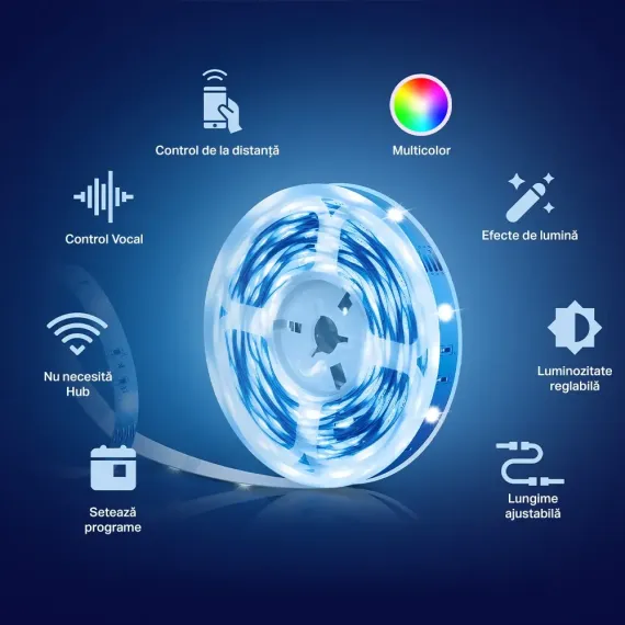 СВЕТОДИОДНАЯ ЛЕНТА TP-LINK TAPO L900-10, МНОГОЦВЕТНАЯ