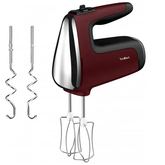 MIXER MANUAL TEFAL HT-652538, ROSU | NEGRU