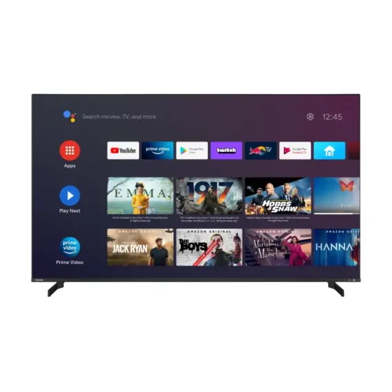 65" QLED SMART TV TOSHIBA 65QA5D63DG, 3840X2160 4K UHD, ANDROID TV, NEGRU
