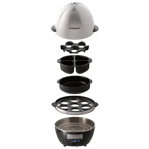 APARAT DE GATIT CU ABURI CUISINART CEC10E, GRI