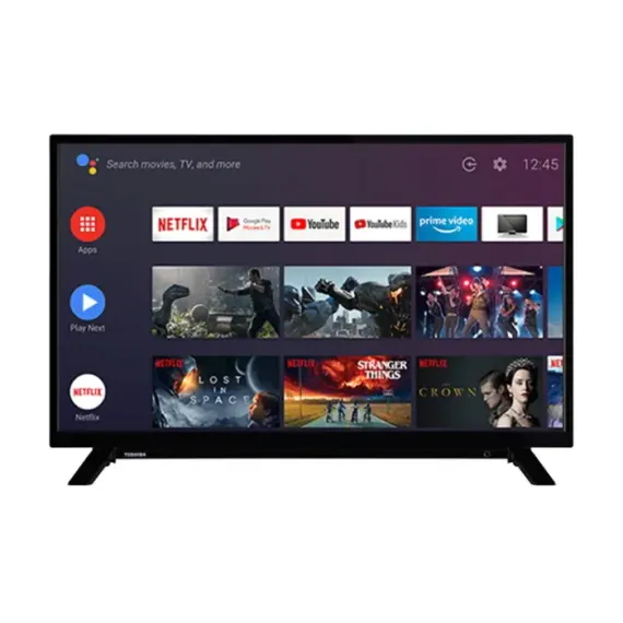 32" LED SMART ТЕЛЕВИЗОР TOSHIBA 32LA2063DG, 1920 X 1080 FHD, ANDROID TV, ЧЁРНЫЙ
