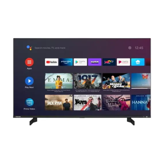 43" QLED SMART TV TOSHIBA 43QA5D63DG, 3840X2160 4K UHD, ANDROID TV, NEGRU
