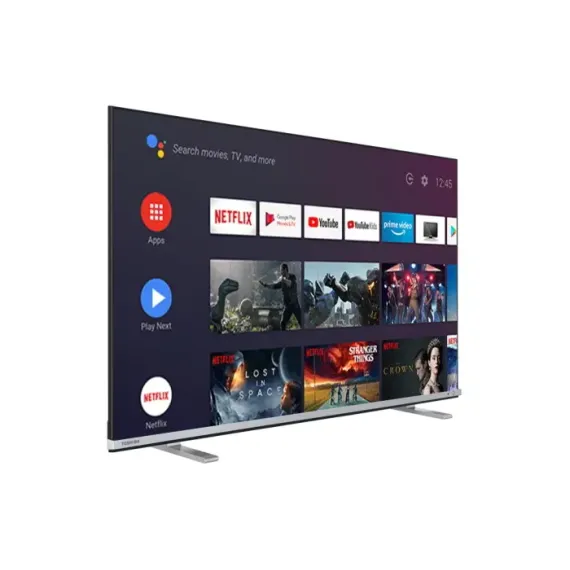 55" LED SMART ТЕЛЕВИЗОР TOSHIBA 55UA4B63DG, 3840 X 2160 4K, ANDROID, ЧЁРНЫЙ