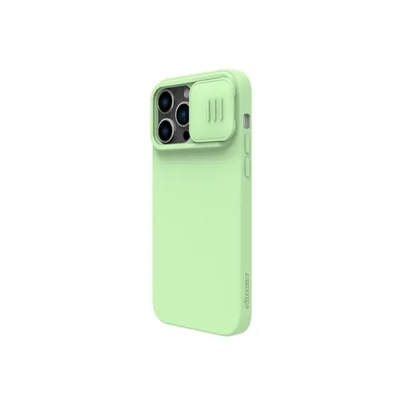 HUSA NILLKIN IPHONE 14 PRO, CAMSHIELD SILKY SILICONE, VERDE
