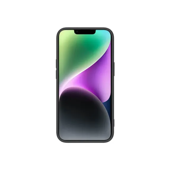 HUSA NILLKIN IPHONE 14, CAMSHIELD SILKY SILICONE, NEGRU