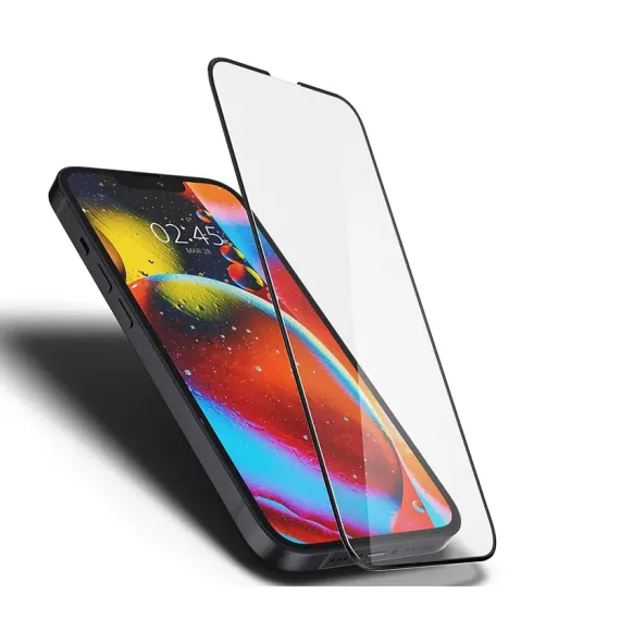 ЗАЩИТНОЕ СТЕКЛО SPIGEN IPHONE 14 PLUS, GLASS FC, ЧЁРНЫЙ