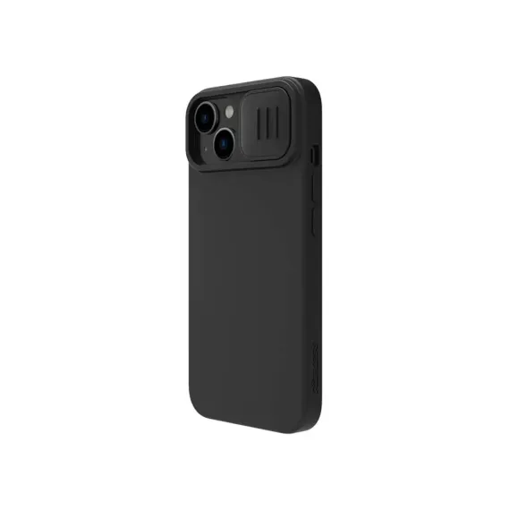 HUSA NILLKIN IPHONE 14 PLUS, CAMSHIELD SILKY SILICONE, NEGRU