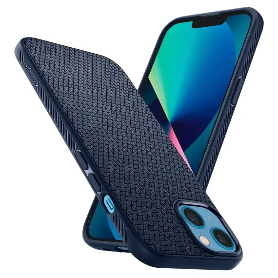 HUSA SPIGEN IPHONE 13, LIQUID AIR, ALBASTRU INCHIS