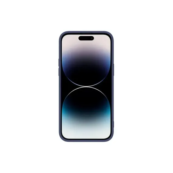 HUSA NILLKIN IPHONE 14 PRO MAX, CAMSHIELD SILKY SILICONE, ALBASTRU
