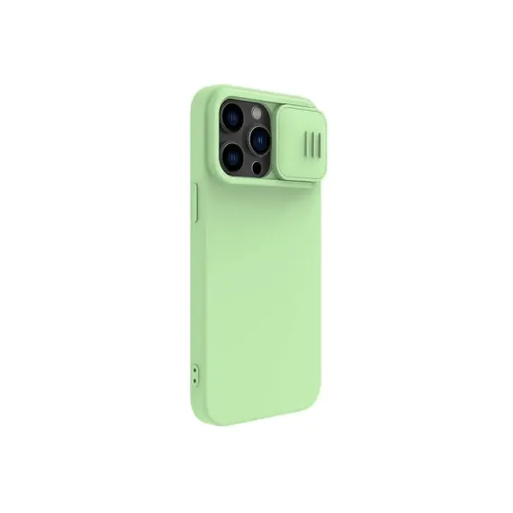 HUSA NILLKIN IPHONE 14 PRO, CAMSHIELD SILKY SILICONE, VERDE