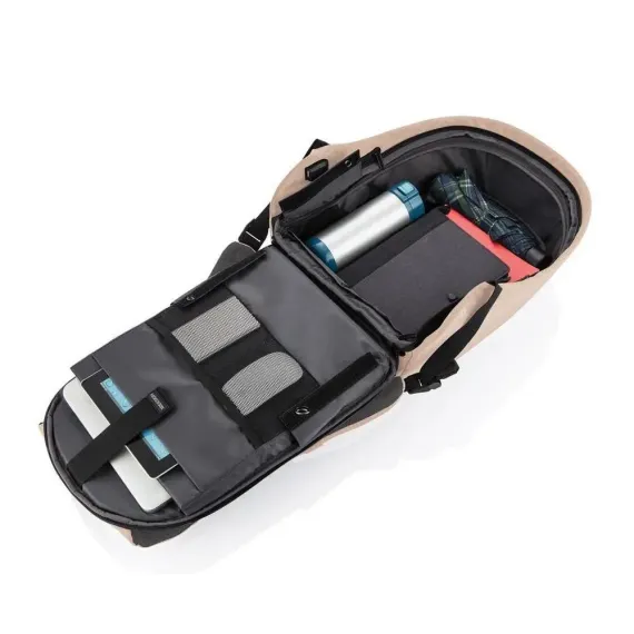 RUCSAC PENTRU LAPTOP BOBBY HERO SPRING, 13.3", POLIESTER, CAFENIU