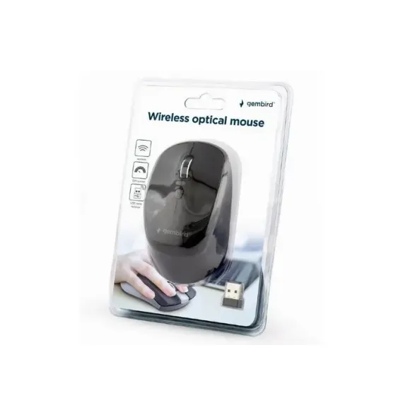 БЕCПРОВОДНАЯ МЫШЬ GEMBIRD MUSW-4B-05, ЧЁРНЫЙ
