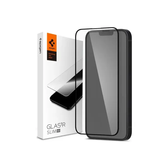 ЗАЩИТНОЕ СТЕКЛО SPIGEN IPHONE 14 PLUS, GLASS FC, ЧЁРНЫЙ