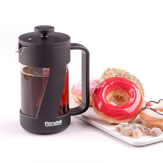 ФРЕНЧ-ПРЕСС RONDELL RDS-1064, 0,6Л, ЧЁРНЫЙ