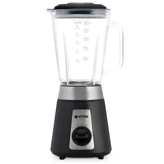 BLENDER STATIONAR VITEK VT-3416, NEGRU | ARGINTIU