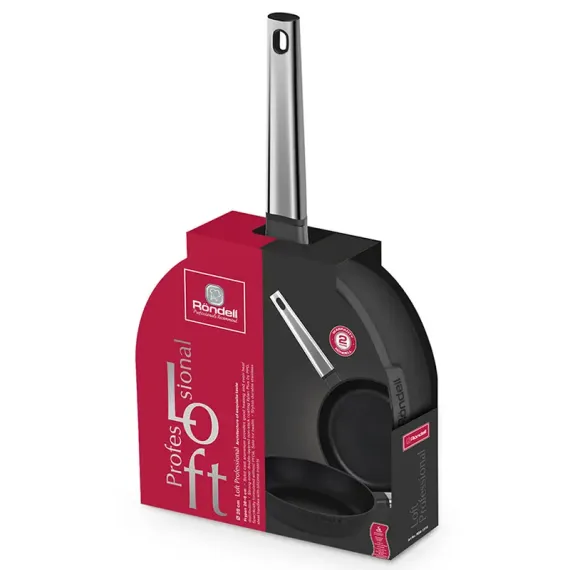 СКОВОРОДА RONDELL RDA-1516, , 28СМ, ЧЁРНЫЙ