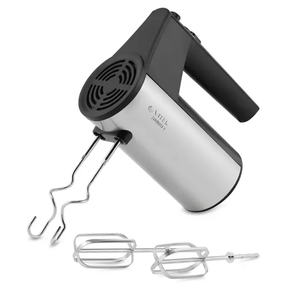 МИКСЕР РУЧНОЙ VITEK VT-1424, СЕРЕБРИСТЫЙ | ЧЕРНЫЙ