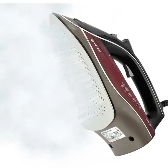 УТЮГ VITEK VT-1240, 2400ВТ, ВИШНЕВЫЙ