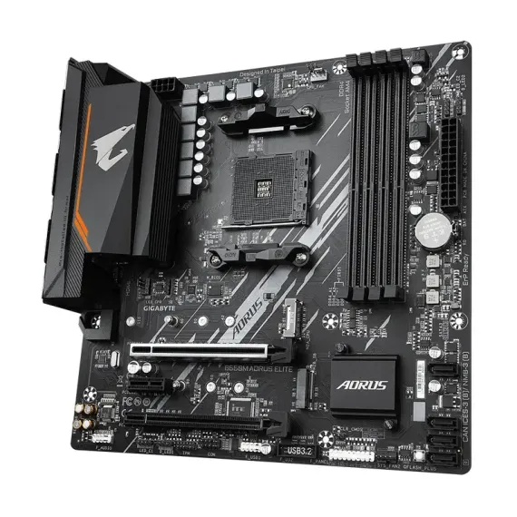 МАТЕРИНСКАЯ ПЛАТА GIGABYTE B550M AORUS ELITE, AM4, AMD B550, MICRO-ATX
