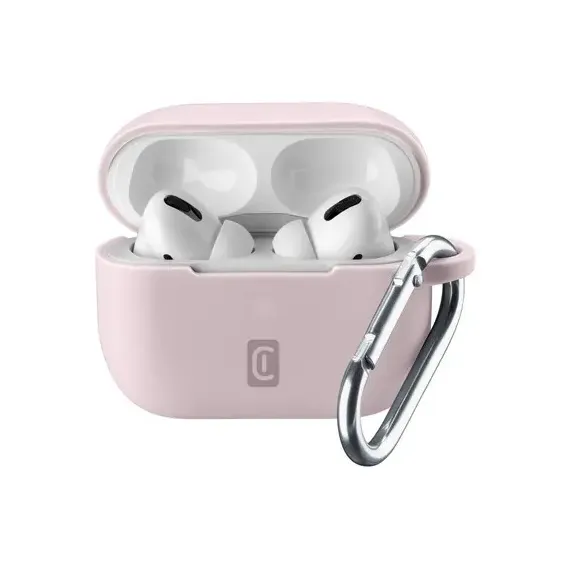 HUSA PENTRU AIRPODS CELLULARLINE BOUNCE - AIRPODS PRO, ROZ