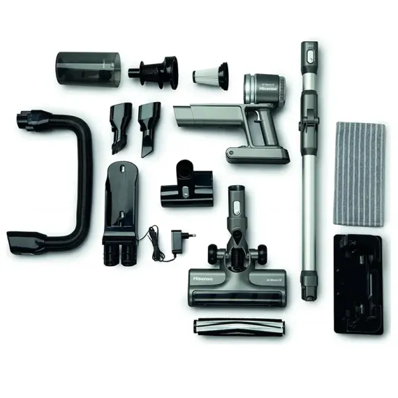 ВЕРТИКАЛЬНЫЙ БЕСПРОВОДНОЙ ПЫЛЕСОС HISENSE HVC6464A, СЕРЫЙ