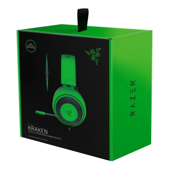 CASTI GAMING RAZER KRAKEN, CU FIR, VERDE