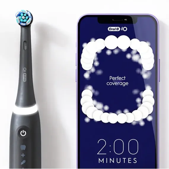 ЭЛЕКТРИЧЕСКАЯ ЗУБНАЯ ЩЕТКА BRAUN ORAL-B IO SERIES 5 BLACK, ЧЁРНЫЙ