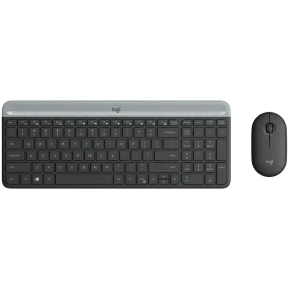 SET TASTATURA + MOUSE LOGITECH MK470, FARA FIR, GRAFIT